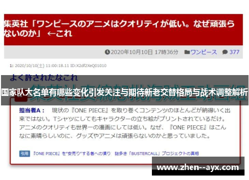 国家队大名单有哪些变化引发关注与期待新老交替格局与战术调整解析 国家队大名单有哪些变化引发关注与期待新老交替格局与战术调整解析
